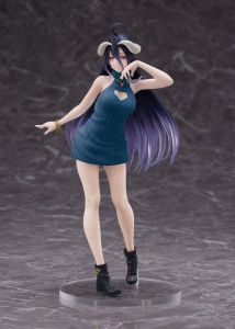 Original Character Coreful PVC Soška Overlord IV AMP Albedo Knit Dress Ver. Renewal Edition - Severely damaged packaging Taito Prize