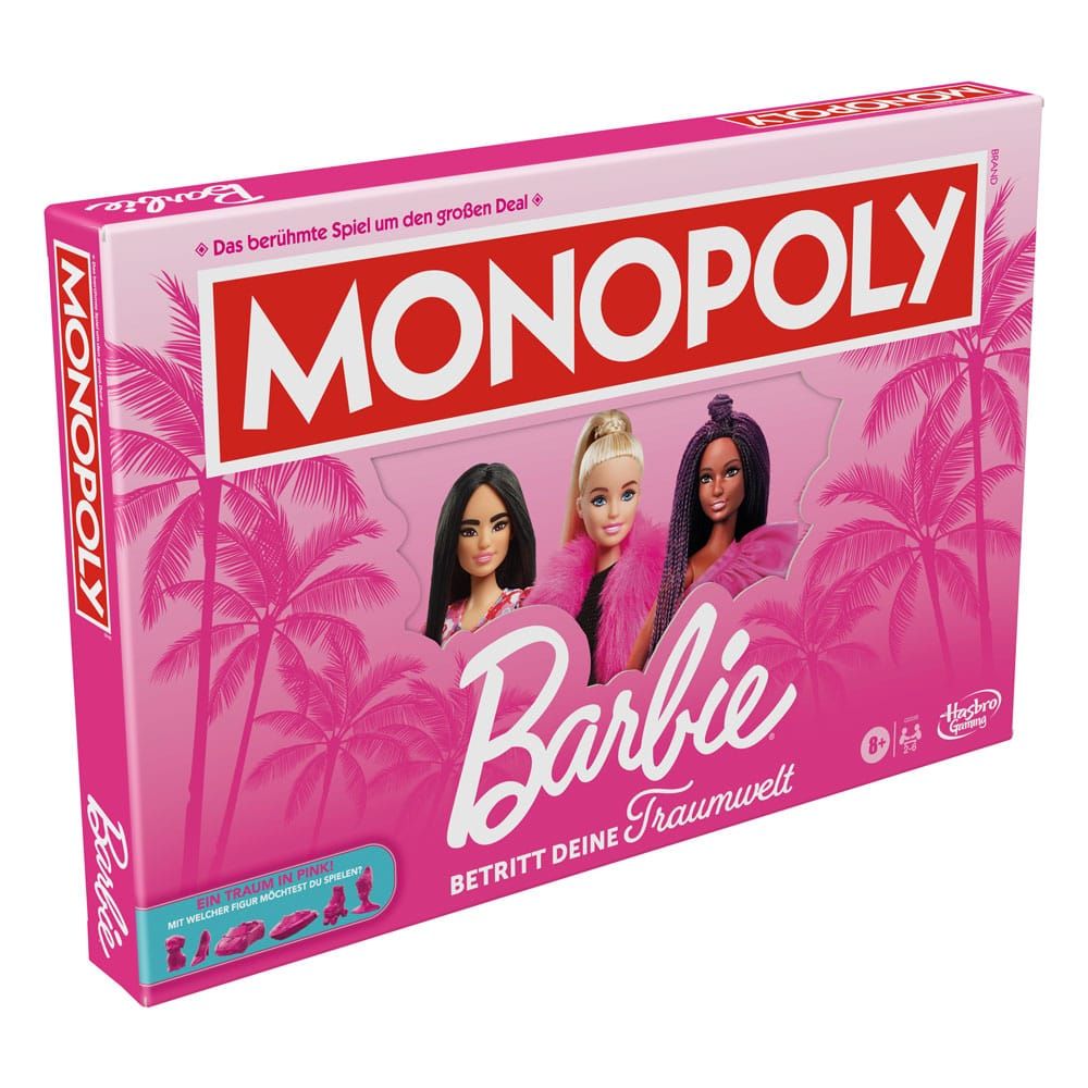 Barbie Board Game Monopoly Německá Verze Hasbro
