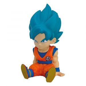 Dragon Ball Coin Pokladnička Son Goku Super Saiyan Blue 19 cm