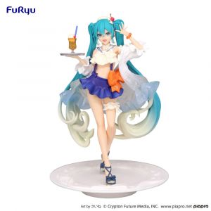 Hatsune Miku Exceed Creative PVC Soška SweetSweets Series Tropical Juice 17 cm Furyu