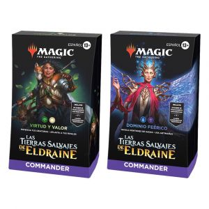 Magic the Gathering Las tierras salvajes de Eldraine Commander Decks Display (4) spanish - Damaged packaging Wizards of the Coast