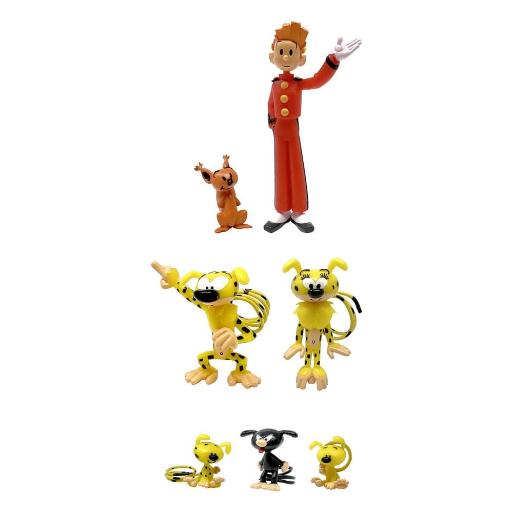 Marsupilami Mini Figure 7-Pack Characters 4 - 10 cm Plastoy