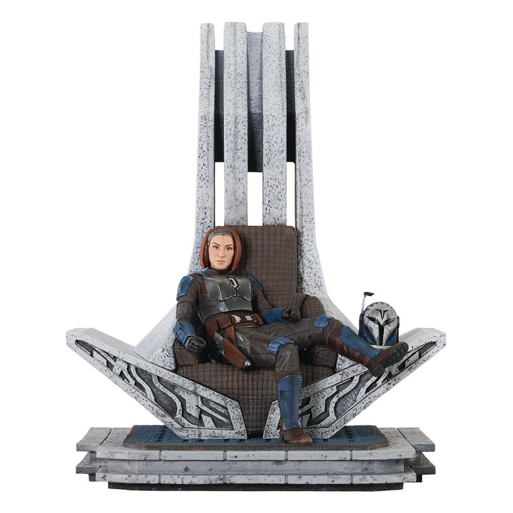 Star Wars: The Mandalorian Premier Kolekce 1/7 Bo-Katan Kryze on Throne 35 cm Gentle Giant