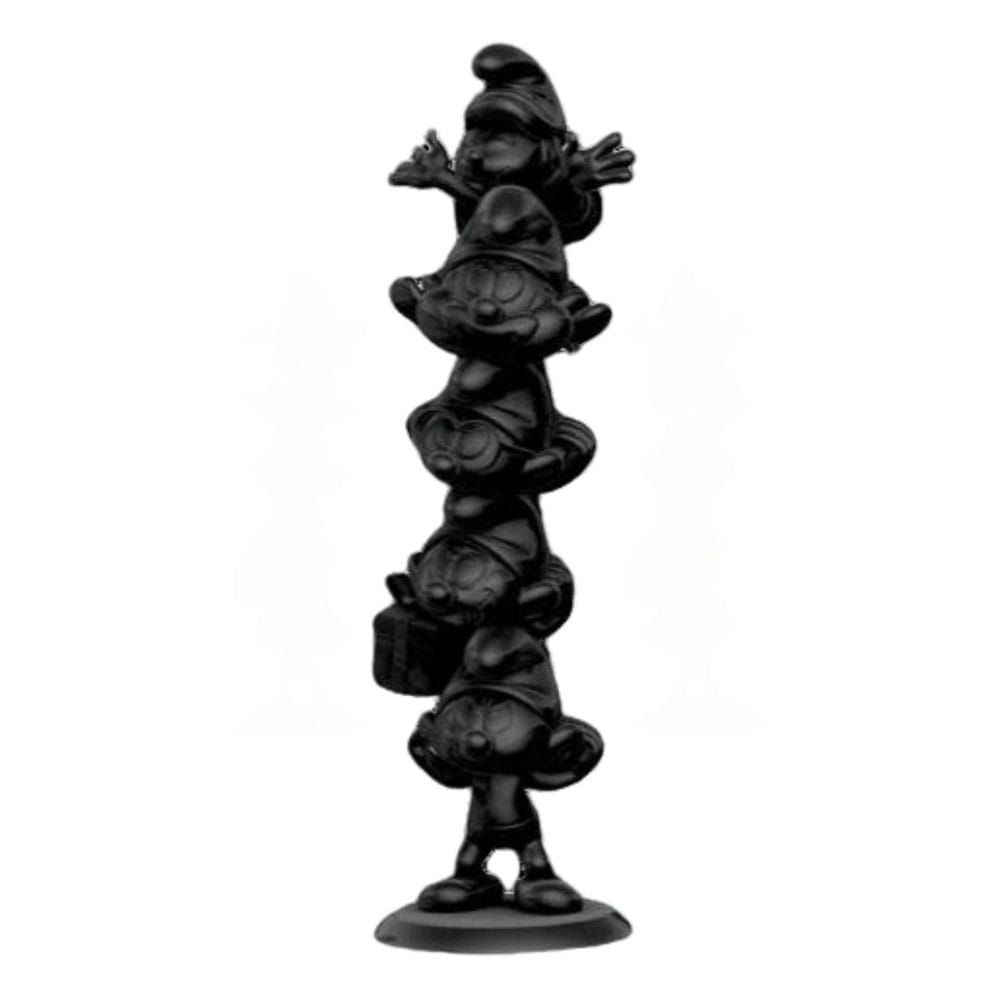 The Smurfs Resin Soška Smurfs Column Black Edition 50 cm Collectoys