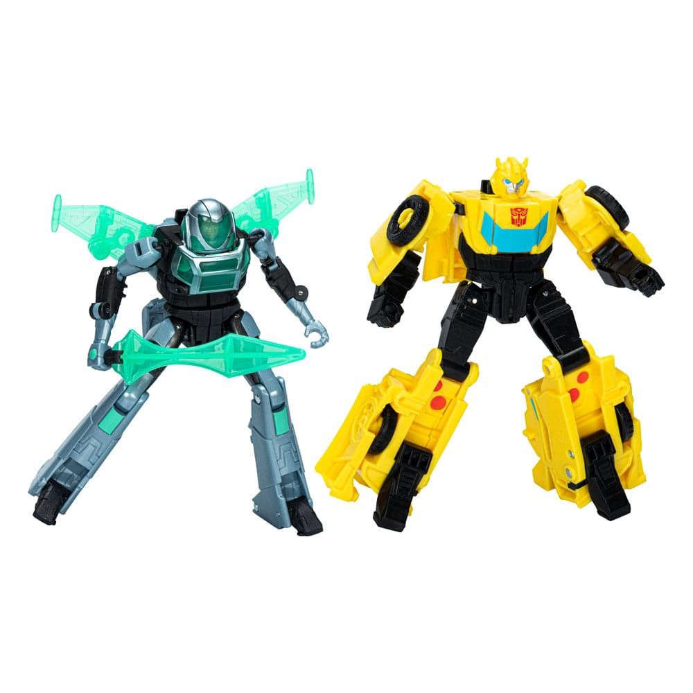 Transformers EarthSpark Cyber Combiner Akční Figure 2-Pack Bumblebee & Mo Malto 13 cm Hasbro