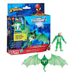 Spider-Man Epic Hero Series Web Splashers Akční Figure Green Symbiote Hydro Wing Blast 10 cm Hasbro