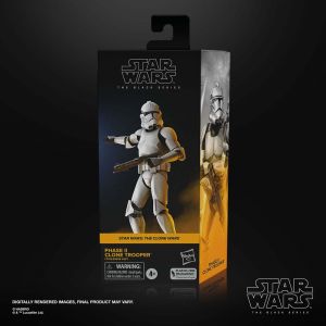 Star Wars: The Clone Wars Black Series Akční Figure Phase II Clone Trooper 15 cm Hasbro