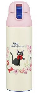 Kiki delivery's service Water Bottle One Push Jiji Guirlande de fleurs 500 ml