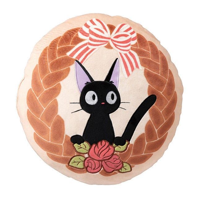 Kiki's Delivery Service Polštář Jiji Bread Wreath 35 x 35 cm Marushin