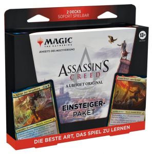 Magic the Gathering Jenseits des Multiversums: Assassins Creed Starter Kit 2024 Display (12) Německá