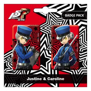 Persona 5 Royal Pin Placky 2-Pack Justine & Caroline