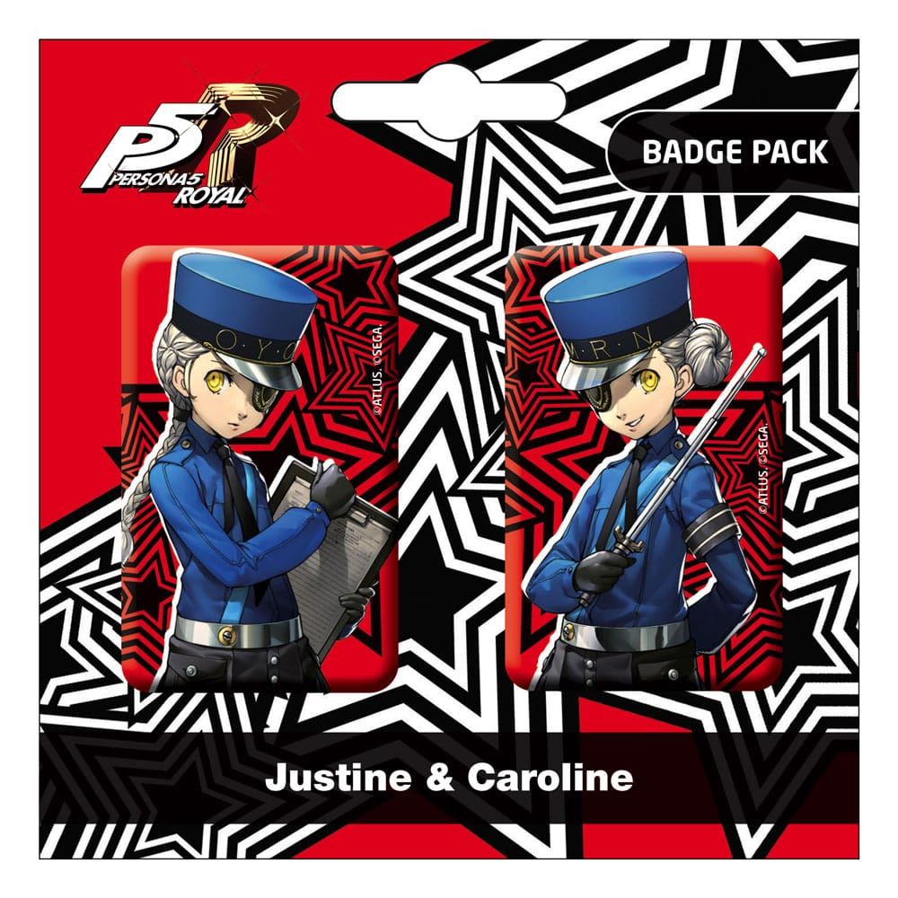 Persona 5 Royal Pin Placky 2-Pack Justine & Caroline POPbuddies