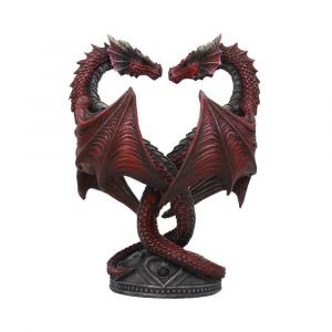 Anne Stokes Candle Holder Dragon Heart Valentine's Edition 23 cm Nemesis Now