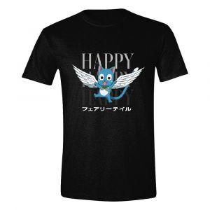 Fairy Tail Tričko Happy Happy Happy Velikost L