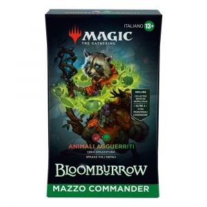 Magic the Gathering Bloomburrow Commander Decks Display (4) italian Wizards of the Coast