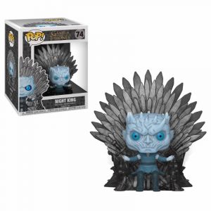 Game of Thrones POP! Deluxe Vinyl Figure Night King on Iron Throne 15 cm  - Damaged packaging