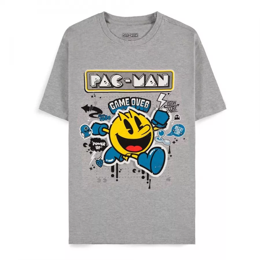 Pac-Man Tričko Stencil Art Velikost XL Difuzed