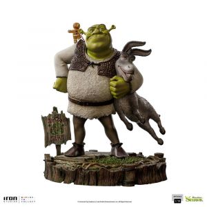 Shrek Deluxe Art Scale Soška 1/10 Shrek, Donkey and The Gingerbread Man 26 cm