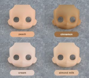Nendoroid Doll Nendoroid More Customizable Face Plate Narrowed Eyes: Without Makeup (Peach) Umkarton (6) Good Smile Company