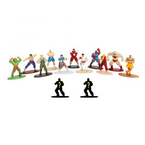 Street Fighter Nano Metalfigs Kov. Mini Figures Display 6 cm (24) Jada Toys