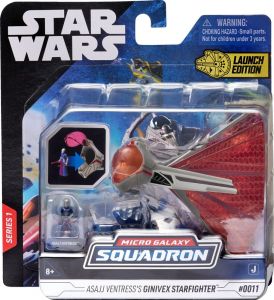 Star Wars Micro Galaxy Squadron Vehicles 7 cm Sada with Figures (6) Jazwares