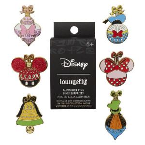 Disney by Loungefly Enamel Pins Mickey and friends Ornaments Blind Box Sada (12)