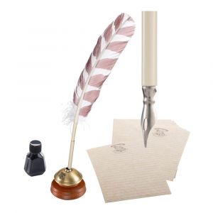 Harry Potter Replika Bradavice Writing Quill with Bradavice Headed Paper 31 cm Noble Collection