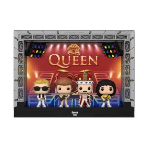 Queen POP Moments Deluxe Vinyl Figures 4-Pack Wembley Stadium - Damaged packaging