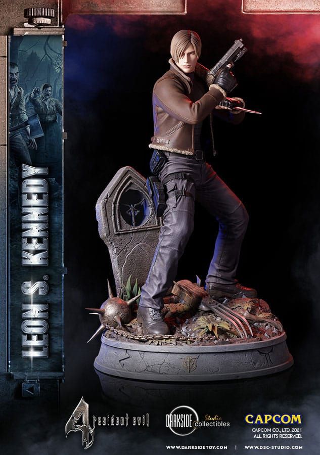 Resident Evil Premium Soška Leon Kennedy 50 cm Darkside Collectibles Studio