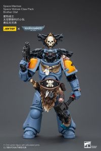 Warhammer 40k Akční Figure 1/18 Space Marines Space Wolves Claw Pack Brother Olaf 12 cm