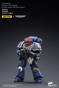 Warhammer 40k Akční Figure 1/18 Ultramarines Heroes of the Chapter Brother Veteran Sergeant Castor 12 cm Joy Toy (CN)