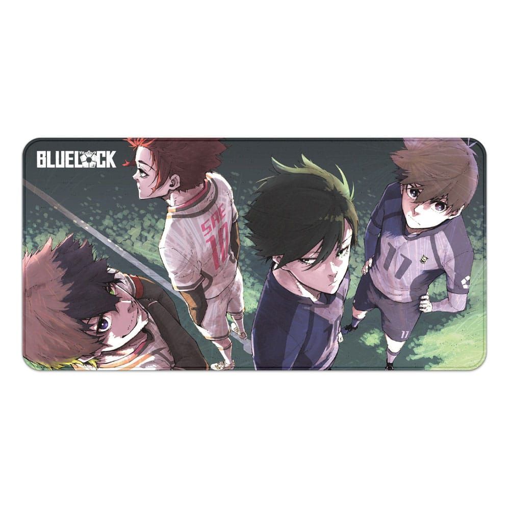 Blue Lock XXL Mousepad Isagi, Rin, Sae & Oliver Sakami Merchandise