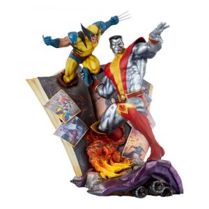 Marvel Soška Fastball Special: Colossus and Wolverine Soška 46 cm