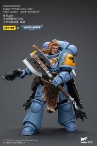 Warhammer 40k Akční Figure 1/18 Space Marines Space Wolves Claw Pack Pack Leader -Logan Ghostwolf 12 cm Joy Toy (CN)
