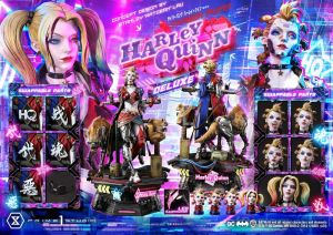 Batman Ultimate Premium Masterline Series Soška Cyberpunk Harley Quinn Deluxe Bonus Verze 60 cm Prime 1 Studio
