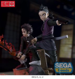 Demon Slayer: Kimetsu no Yaiba Xross Link Anime PVC Soška Genya Shinazugawa -Swordsmith Village Arc- 15 cm Sega