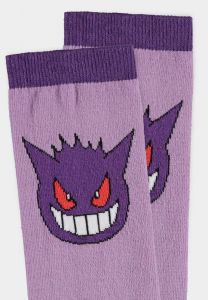 Pokémon Knee High Ponožky Gengar 39-42 Difuzed