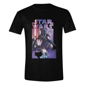 Star Wars Tričko Darth Vader Plakát Velikost L