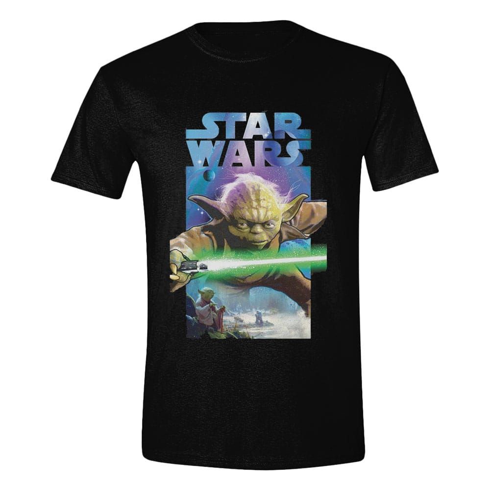 Star Wars Tričko Yoda Plakát Velikost S PCMerch