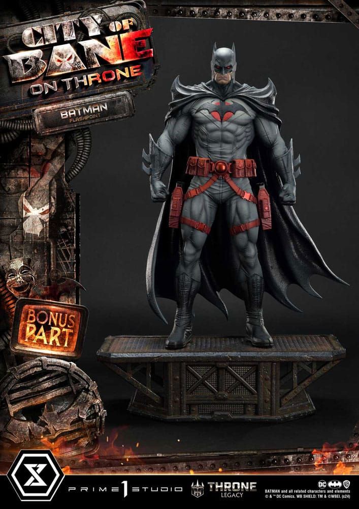 DC Comics Throne Legacy Kolekce Soška Soška 1/4 Flashpoint Batman Bonus Verze 60 cm Prime 1 Studio