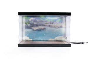 Azur Lane Acrylic Display Case with Lighting for Figurka Kashino Hot Springs Relaxation