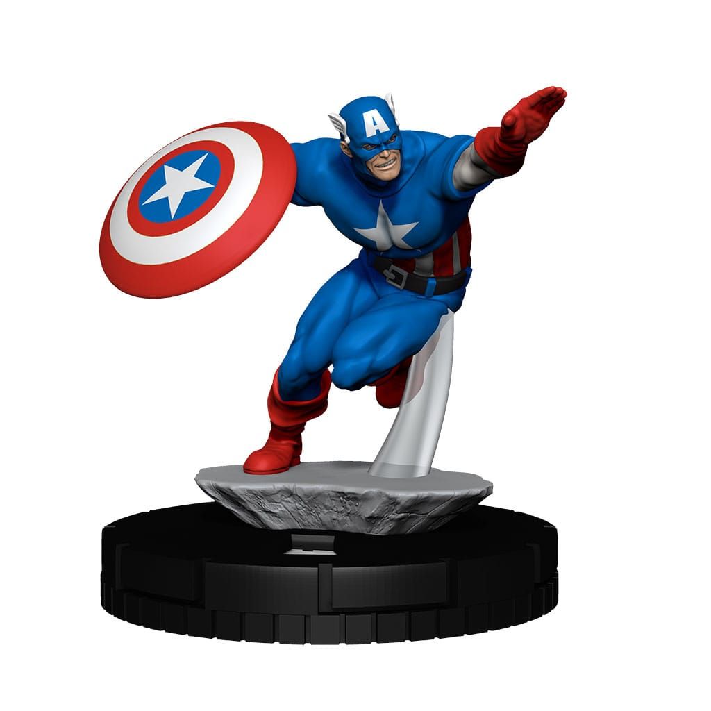 Marvel HeroClix: Avengers 60th Anniversary Play at Home Kit - Captain America - Damaged packaging Wizkids