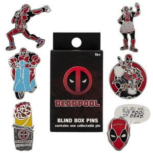 Marvel Loungefly Enamel Pins Blind Box Sada Deadpool (12)