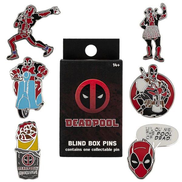 Marvel Loungefly Enamel Pins Blind Box Sada Deadpool (12) Funko