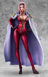 One Piece P.O.P PVC Soška Black Cage Hina Limited Edition 23 cm - Damaged packaging Megahouse