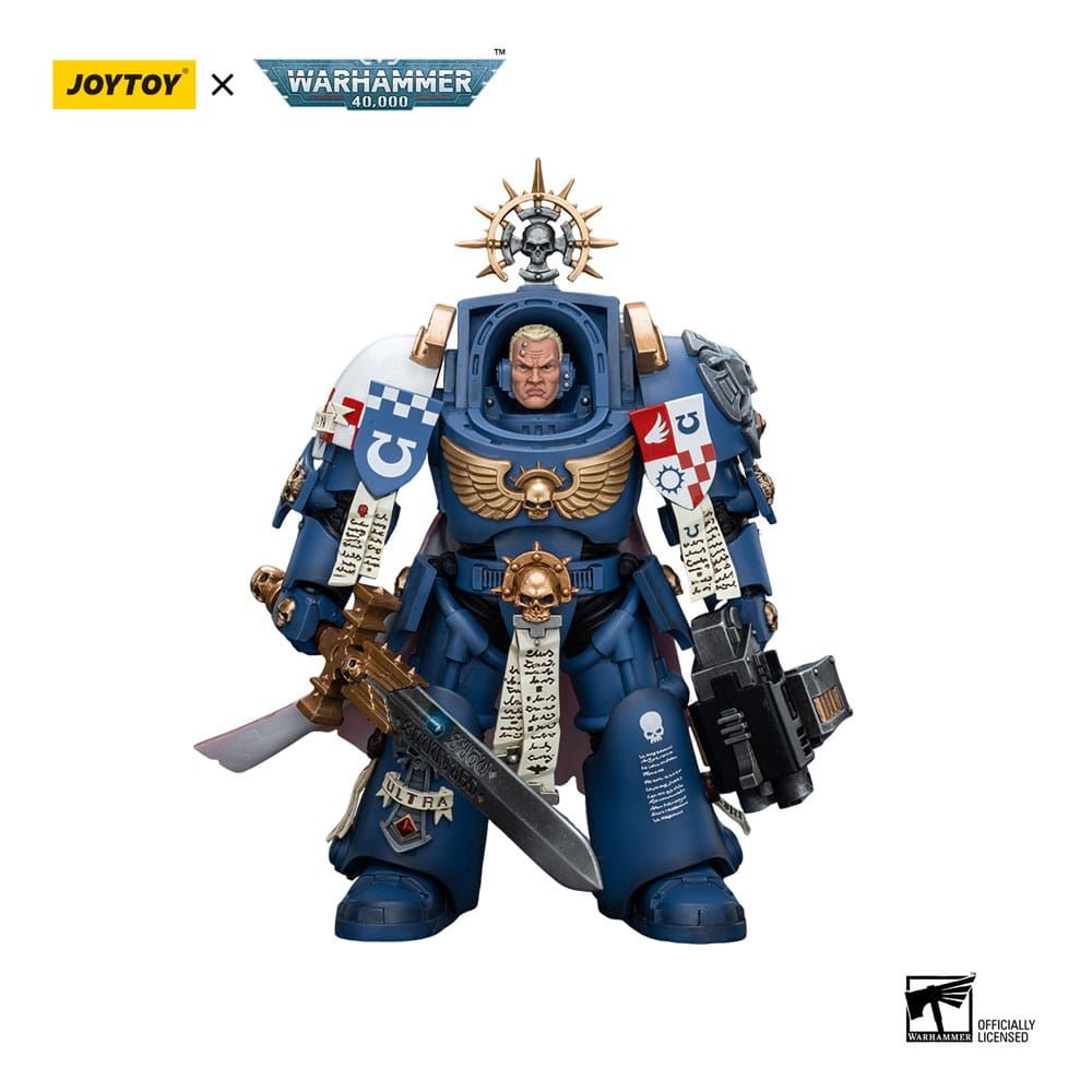 Warhammer 40k Akční Figure 1/18 Ultramarines Terminator Captain Severus Agemman 12 cm Joy Toy (CN)