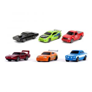 Fast & Furious Nano Hollywood Cars Kov. Mini Cars Display (24)