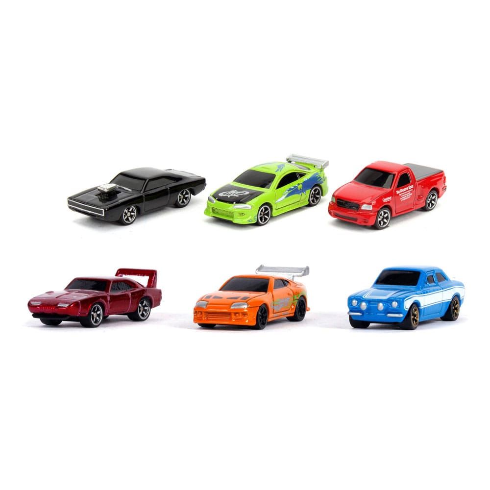 Fast & Furious Nano Hollywood Cars Kov. Mini Cars Display (24) Jada Toys