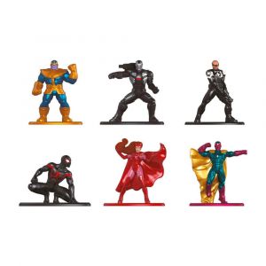 Marvel Nano Metalfigs Kov. Mini Figures Display 4 cm (24) Jada Toys