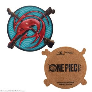 One Piece Podtácky 4-Pack Characters #1 Cinereplicas